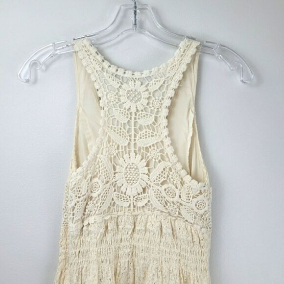 ZARA boho embroidered racetrack mini dress - Picture 10 of 12